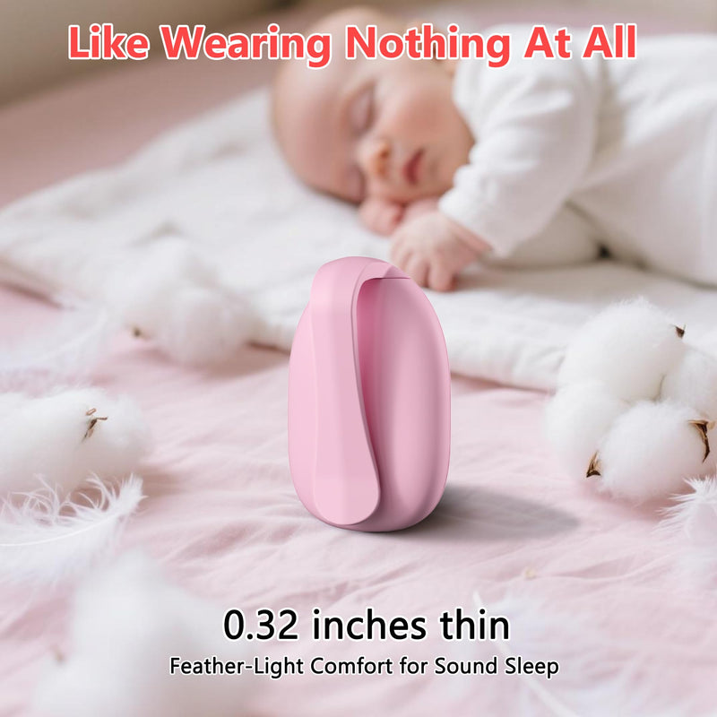 [Australia] - Wireless Bedwetting Alarm for Boys and Girls USB-C Rechargeable, High Sensitivity, Loud Sound, Strong Vibration, Pee Alarm, Bedwetting Solutions, Pink for Kids 