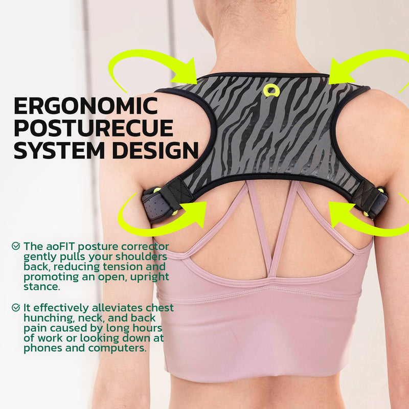 Posture Corrector for Women - Lightweight and Breathable Back Brace for Pain Relief, Rounded Shoulders and Hunchback, Compact & Portable with Fashionable Design, Invisible Under Clothes 2XL/3XL XX-Large/XXX-Large Gray