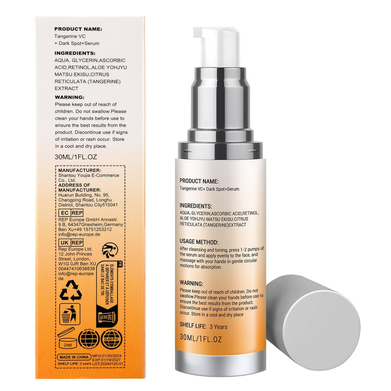 Super Vitamin C Serum for Women Over 70 Vitamin C Face Serum for Skin Care, Hyaluronic Acid for Face Dark Spot Remover, Anti Aging, Lifts and Firms, Fights Wrinkles 1fl. oz. 1Pcs