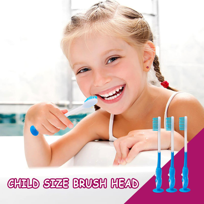 [Australia] - 50pcs Toddler Toothbrush Set - Kids Manual Toothbrushes, Soft Bristles, Suction Cup, Age 2+ 050 Pack 
