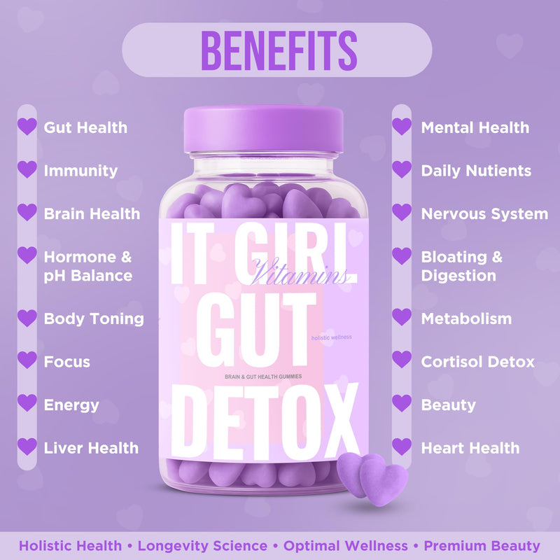 Organic Gut Health Gummies for Women & Teens – Pre + Probiotics & Digestive Enzymes – Superfoods Greens – Vegan Daily Digestive Supplement – All-in-One Organic Greens & Multi-Probiotic Daily Essential