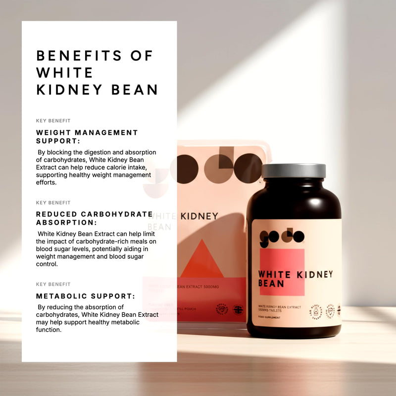 White Kidney Bean Extract Tablets 5000mg - Carbohydrate Control Supplement - High Strength Kidney Bean Supplement for Men and Women - Vegans - Easy to Swallow - (360 Tablets) 360 count (Pack of 1)