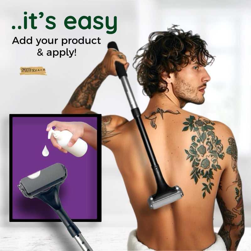 [Australia] - Lotion Applicator For Back and Body - Self Tanner and Sunscreen Applicator for Lotion and Tanning Oils 
