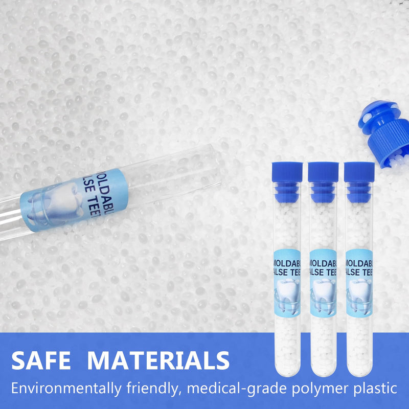 [Australia] - Tooth Repair Kit, Moldable False Teeth, Tooth Replacement Missing Teeth, Teeth Filling Kit Permanent with 4 Dental Tool, Tooth Repair Kit for Broken Teeth, Temporary Tooth Filling Kit, Moldable Teeth 