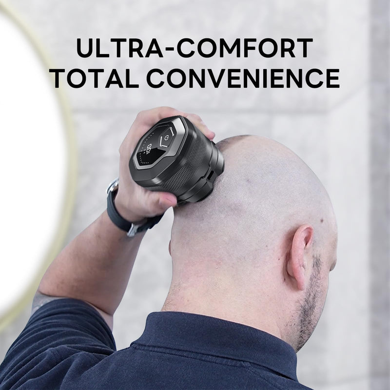 [Australia] - Head Shavers for Bald Men, 6D Magnetic Floating Blades, Smooth Shave in 3 Minutes, USB-C Rechargeable, 180min Runtime, Wet & Dry, Easy Clean, Anti-Slip Design(A6-Plus) A6-New 