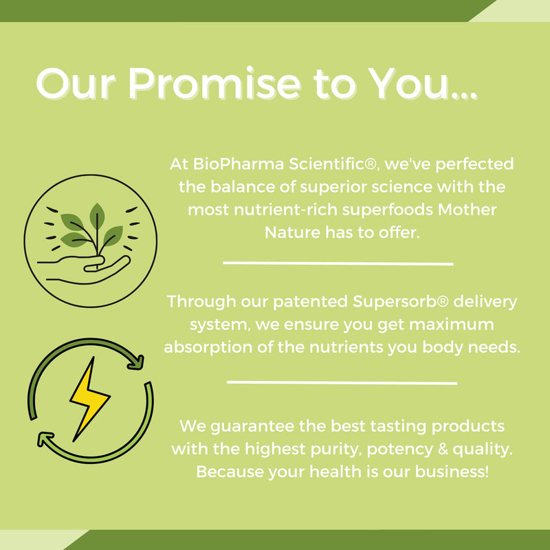 [Australia] - Biopharma Scientific NanoGreens: Greens Superfood Fruit & Vegetable Powder for Digestive Health & Immunity with Spirulina, Chlorella, Kale, Spinach, Plant Based, Green Apple Flavor, 30 Servings 