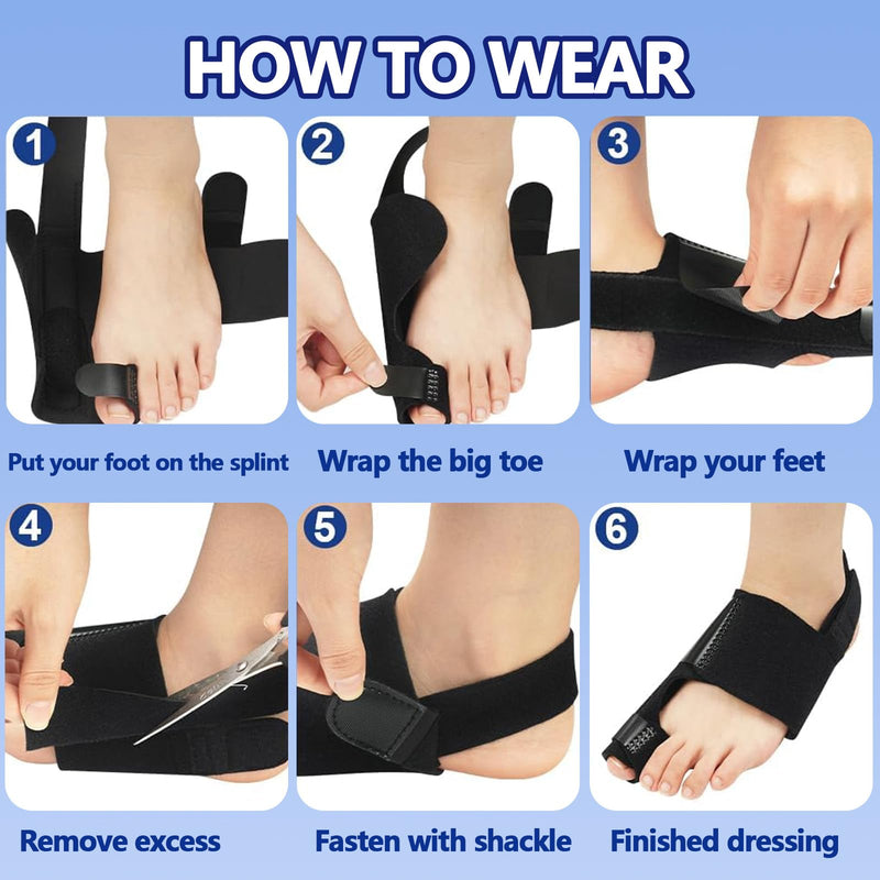 [Australia] - Landrain 1 pair of hallux valgus correction, hallux valgus splint, correction splint 