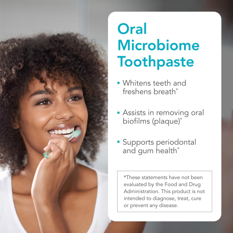 Biocidin Dentalcidin Mint Fluoride Free Whitening Toothpaste, 3 Oz | 18 Botanical Blend, for Sensitive Teeth, Promote a Healthy Oral Microbiome, Plaque Removal & Gum Health, Plant Based Dentalcidin Toothpaste