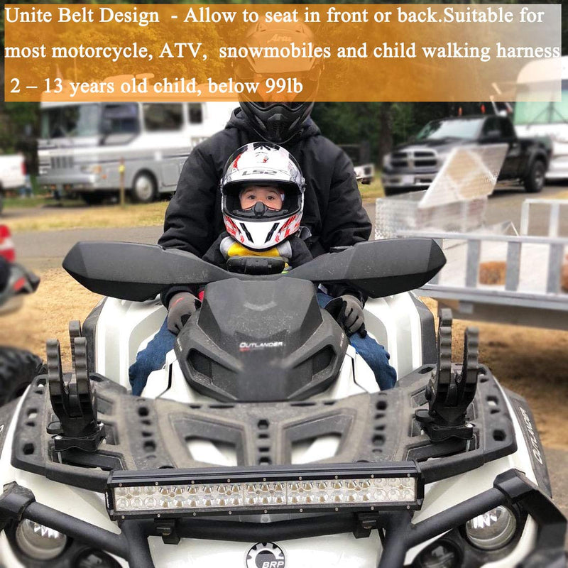 [Australia] - Jolik Child Motorcycle Safety Harness with 4 – in – 1 Buckle Breathable Material in Yellow 