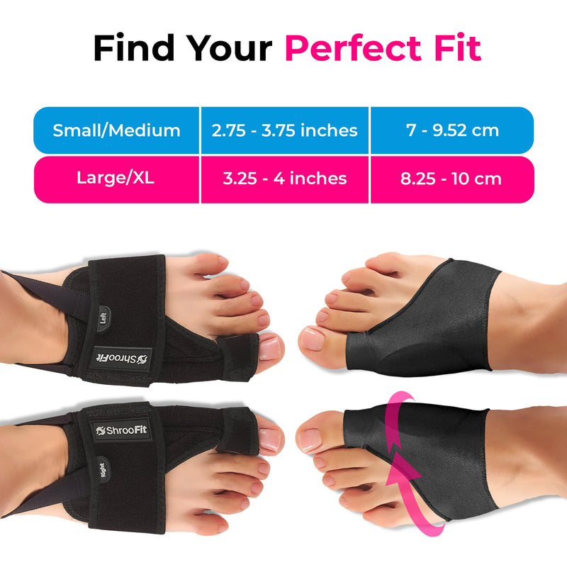 [Australia] - Effective Corrector for Women and Men | Relief Kit, Straighten Toes, and Correct Alignment | Cushion Sleeves | Feet Support - Small/Medium 2 Pair (S/M) 