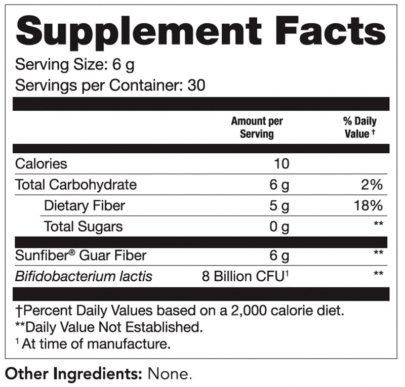 [Australia] - Tomorrow's Nutrition Sunfiber GI - 30 day bulk powder 