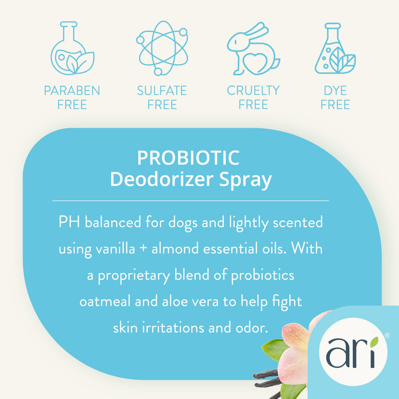 Health Extension Probiotic - Deodorizer Spray (Vanilla+Almond) - 8oz - PawsPlanet Australia