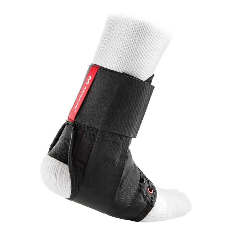 [Australia] - McDavid Ankle Brace Ultralight for Sprained Ankle, Figure 8 Ankle Braces, Lace up Ankle Brace, Ankle Braces for Men and Women, Ankle Support Brace and Stabilizer Medium Black 