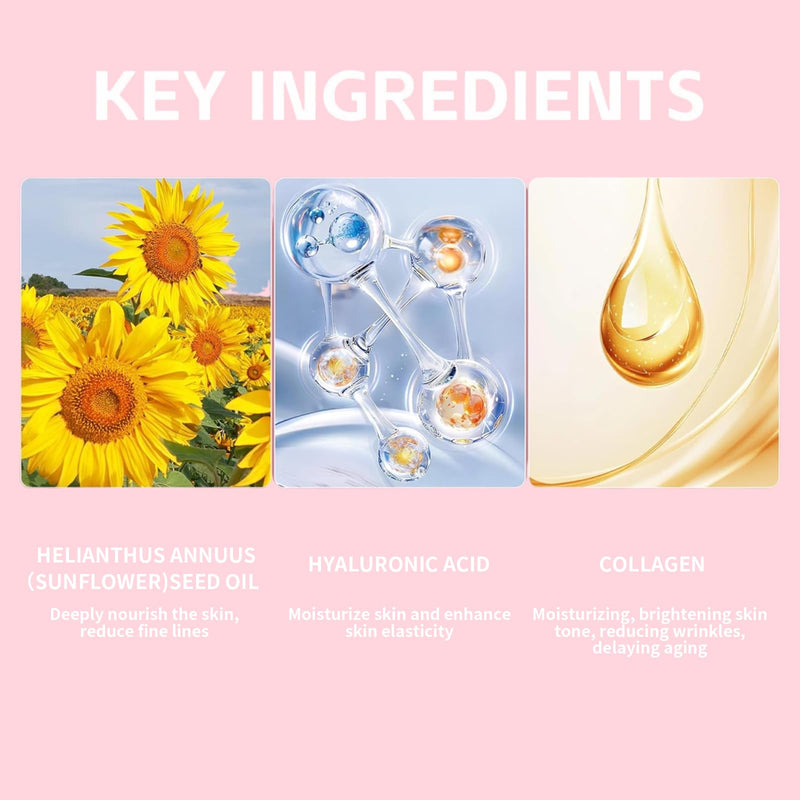 2PCS Collagen Wand, Pure Collagen Wand, Multi-use Hydration Stick, For Face Lips Body, Suitable for All Skin Types 9g