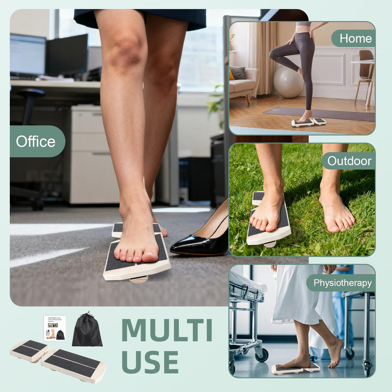 [Australia] - Foot Stretcher, Ankle Stretcher, Plantar Fasciitis, Physical Therapy For Foot & Ankle Injuries (Includes Workout Guide and Storage Bag) 