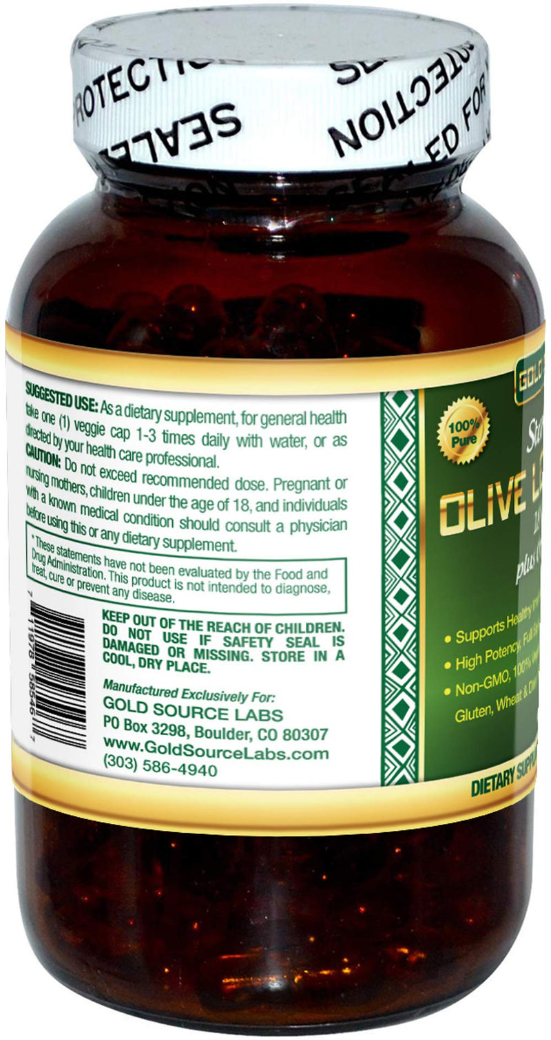 [Australia] - Organic Olive Leaf Extract Capsules - Pure Organic Olive Leaf Plus Standardized Oleuropein Extract, 90 Vegetarian Caps, 400 mg Maximum Strength Complex for Immune Health 