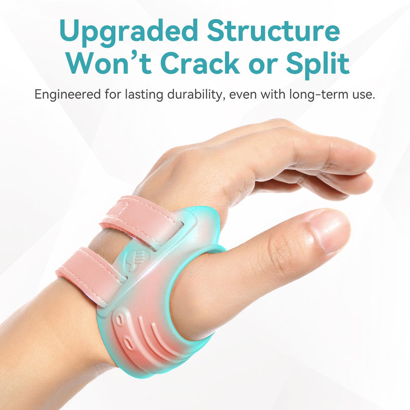 FORTEMOTUS CMC Thumb Brace, Upgrade Thumb Splint for CMC Joint Pain Relief and Support, Osteoarthritis, Tendonitis, Arthritis, CMC Joint Thumb Arthritis Brace: for Women Men (Pink, Right Hand, Medium) Pink - Right Hand