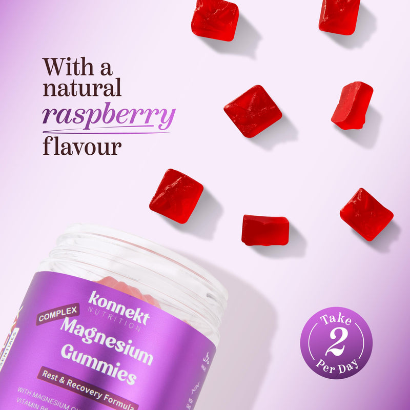 Magnesium Glycinate Gummies - High Strength 1600mg Magnesium with Vitamin B6, D3 & Zinc - 60 Vegan & Sugar-Free Gummies - 150mg Elemental Magneisum for Sleep, Energy, Muscles & Bone Support