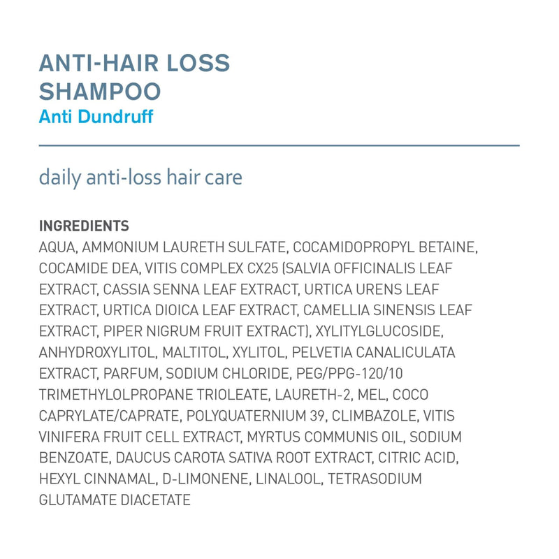 Anti-Hair Loss Shampoo for Dundruff Hair, 10.14 fl.oz. Dermatologically and Clinically Tested, Restores Hair Vitality, Boost Hair Growth with BioTrust Technology Made in Sweden by Bionnex 10.14 Fl Oz (Pack of 1) Shampoo (Anti Dandruff)