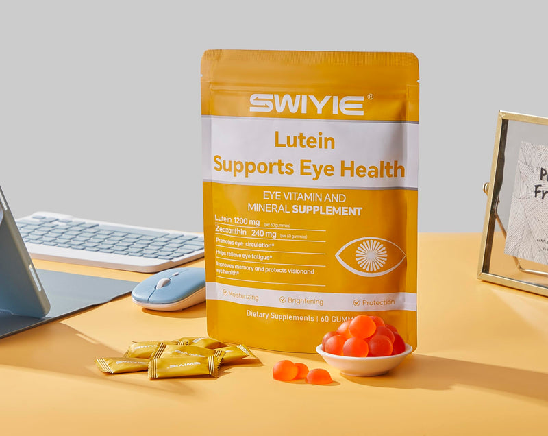 [Australia] - Lutein Gummies ‚Äì Eye Vitamin and Mineral Supplement with 20mg Lutein & 4mg Zeaxanthin ‚Äì Gummy Vitamins for Eye Health Support ‚Äì Naturally Flavored, 60 Gummies 