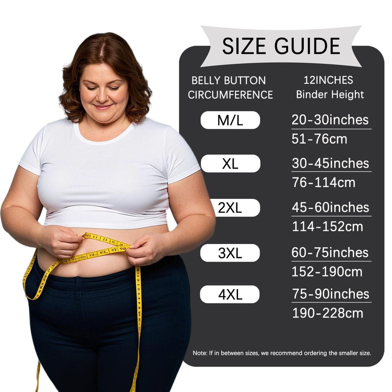Abdominal Stomach Binder Belly Compression Band for Hysterectomy Pregnancy Hernia Diastasis Recti Postpartum Wrap Tummy Tuck Recovery Slimming Girdles for Women and Men-12 Inches Wide 30-45 Inches(Pack of 1)