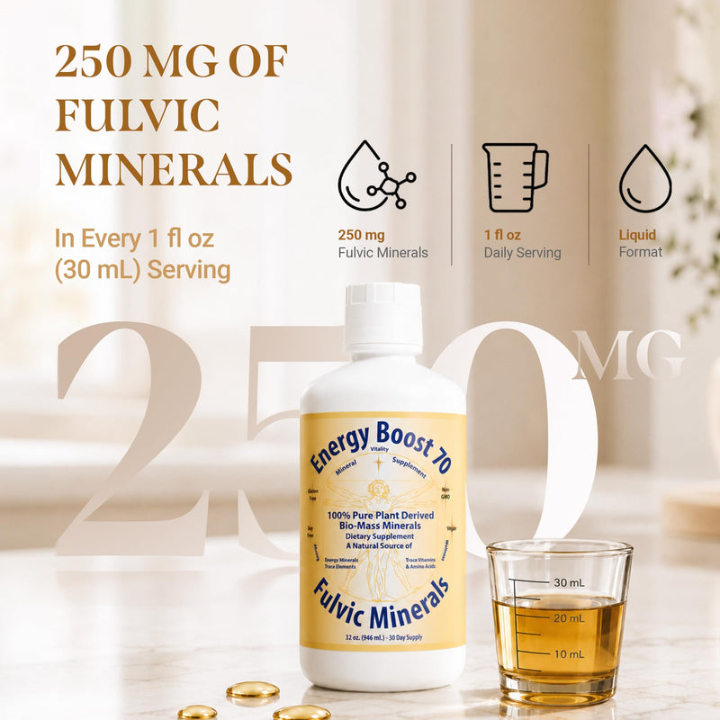 Fulvic Minerals Trace Elements Vitamins and Amino Acids Morningstar Minerals (1 Gallon)