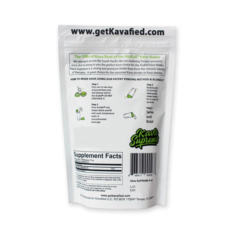 [Australia] - Kavafied KAVA SUPREME - Noble Vanuatu Kava Root Powder (8oz) 8 Ounce (Pack of 1) 