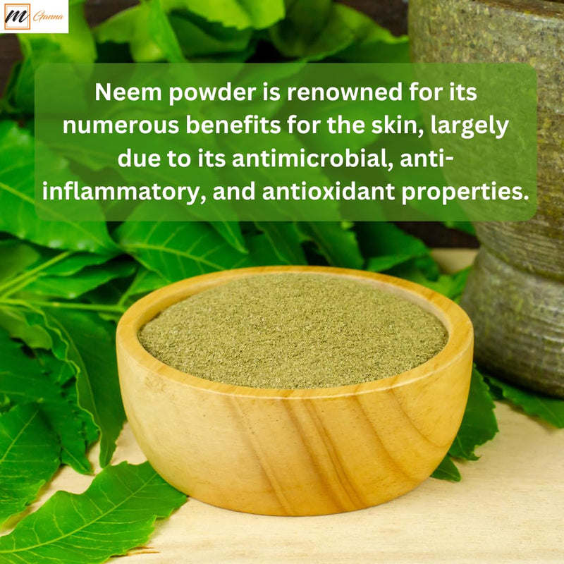 [Australia] - 100% Natural Neem Leaf/Azadirachta Indica Powder Ayurvedic Herb for Skin, Hair Care and Cosmetic Formulations 100 GMS / 0.22 LBS 