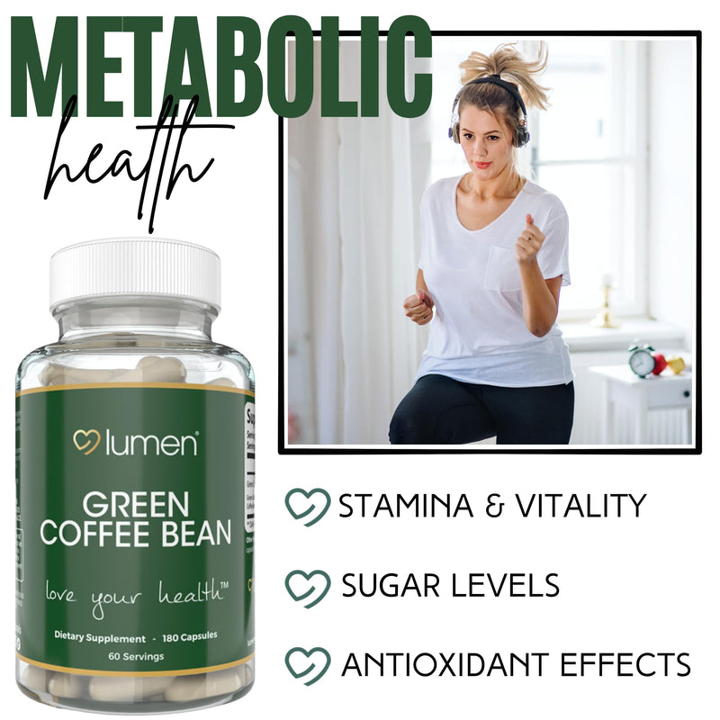 [Australia] - Green Coffee Blend for Women ‚Äì 2400mg Per Serving ‚Äì with Green Coffee Bean Extract ‚Äì 180 Veggie Capsules ‚Äì 60 Servings ‚Äì Non-GMO & Gluten-Free (180 Count (Pack of 1)) 180 Count (Pack of 1) 