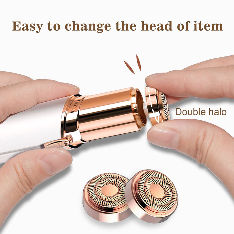 [Australia] - Women's Facial Hair Remover Replacment Heads Compatible with Flawless Finishing Touch Facial Hair Removal Tool for Face 4 pack Gen 1 