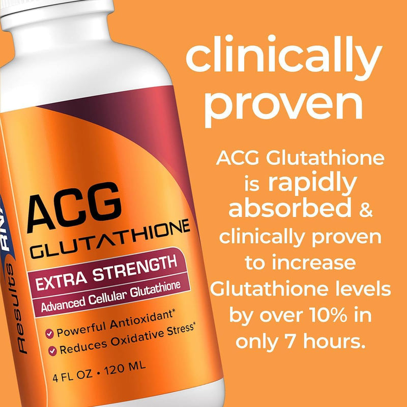 Results RNA - ACG Glutathione Extra Strength Immune Boost – Powerful Antioxidant & Immune Boost Formula in a Great Tasting Spray. Recommended by Doctors Worldwide ( 2 oz ) 2 Fl Oz (Pack of 1)