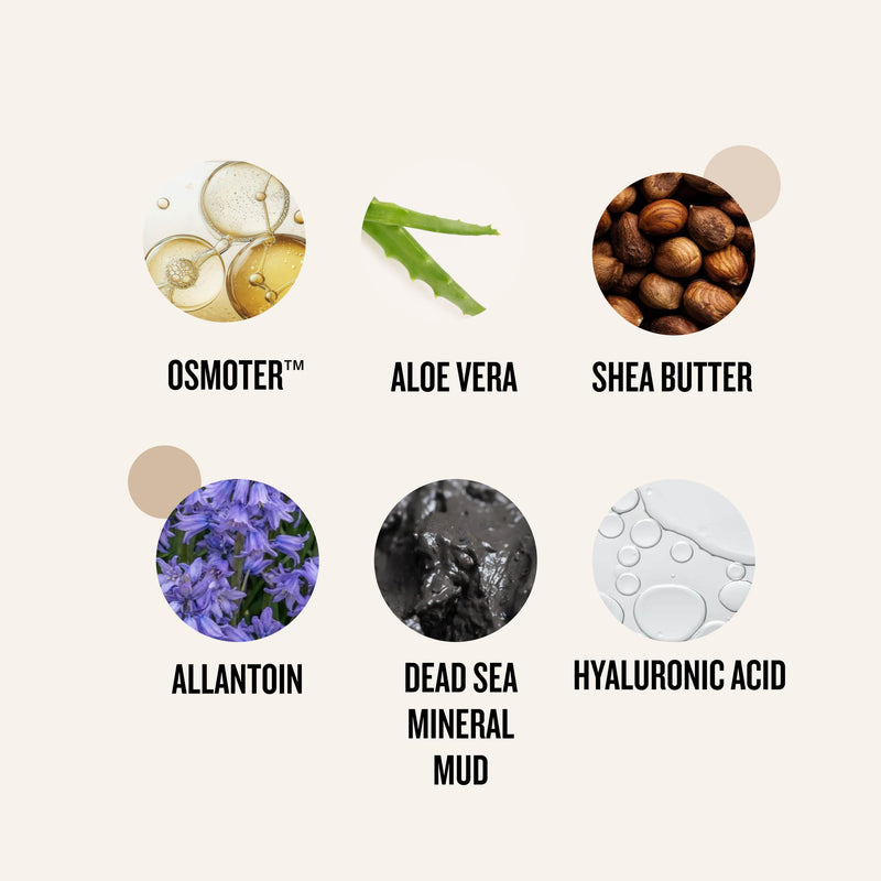AHAVA Hydration Cream Mask - Replenishes, Fights Dehydration, Calms & Enhances Smoothness, Enriched by Exclusive Dead Sea Osmoter & Mud, Pentavitin, Vitamin E, Shea Butter & Hyaluronic Acid 3.4 Fl.Oz