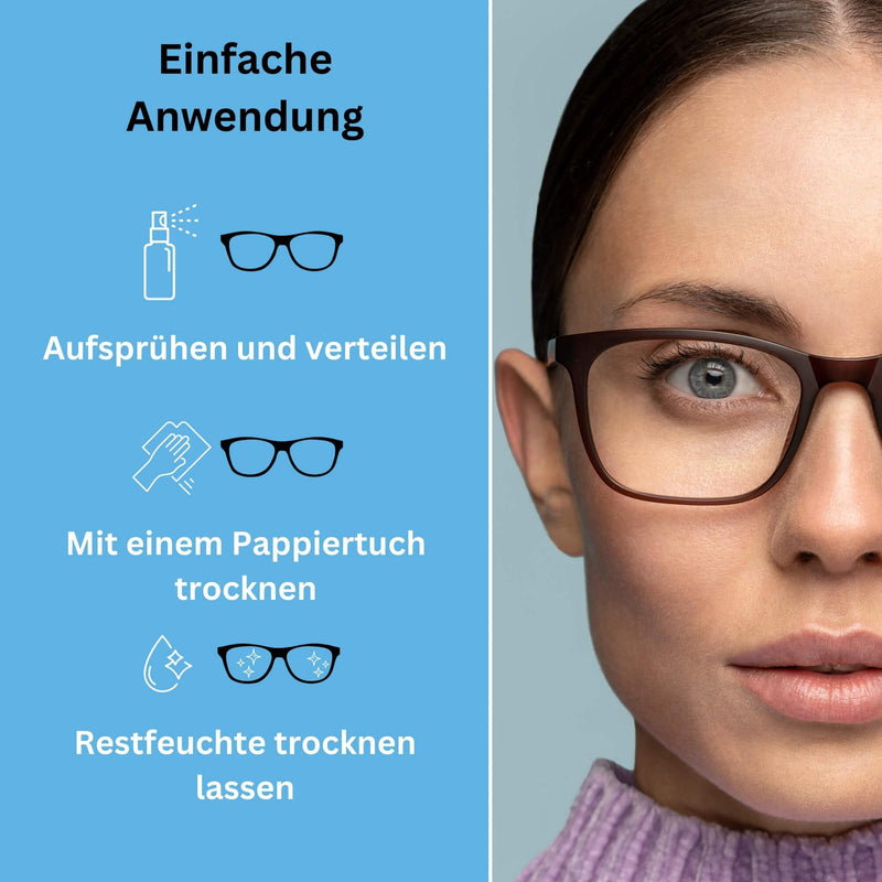 [Australia] - CLEAR VISION - Anti-fog foam glasses, visors, lenses for clear vision - Does not affect the lenses, suitable for plastic & glass - Anti-fog swimming goggles - Anti-fog foam - 30ml 
