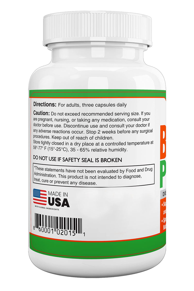 Brain Power, 60 Capsules, for Men & Women | Supports Focus, Nootropics, Improves Memory, Alertness, Ginkgo Biloba, Gotu Kola