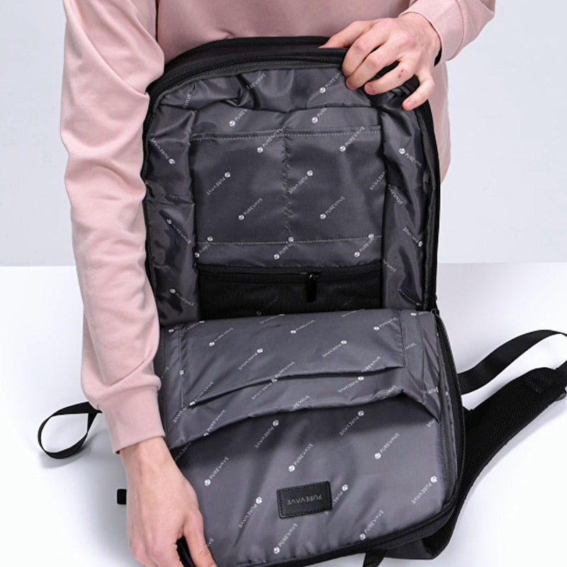 P PUREVAVE Compact Mens Toiletry Bag and YKK Laptop Backpack