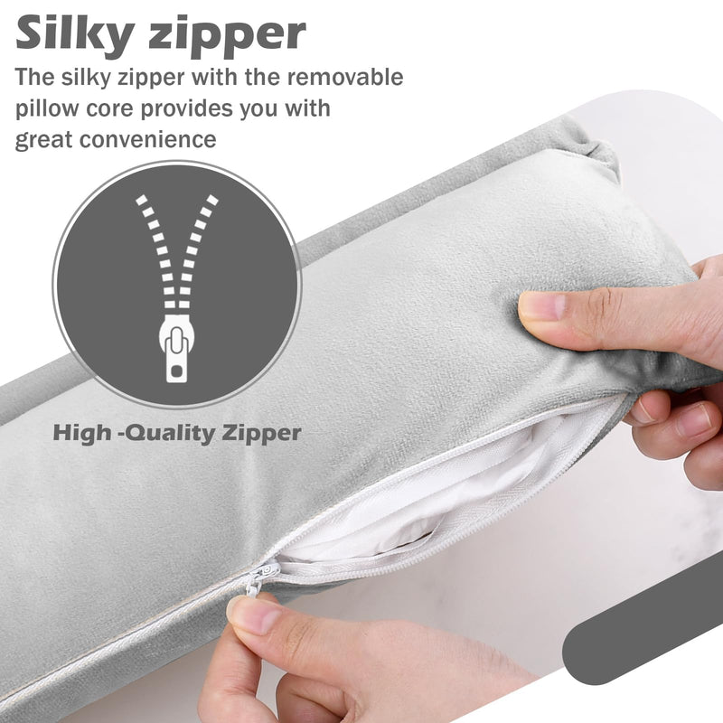 Comfortable Arm Rest Pillow for Better Sleep and Recovery Ideal Support for Swelling, Injury and Surgery Recovery Perfect for Side Sleepers(Light Gray) Light Gray