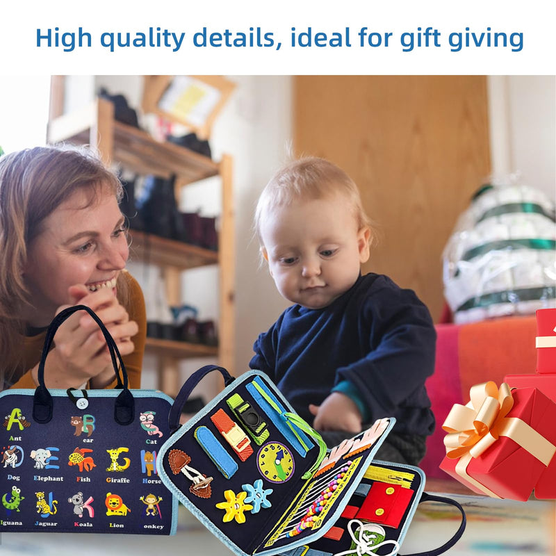 [Australia] - IGTOPS Nesting Blanket for Dementia Sufferers, Autistic, Alzheimer's, Children, Elderly, Early Learning Board, Sensory Toy, Learning to Tie Shoes and Buttons, Sensory Blanket for Hand Movement 