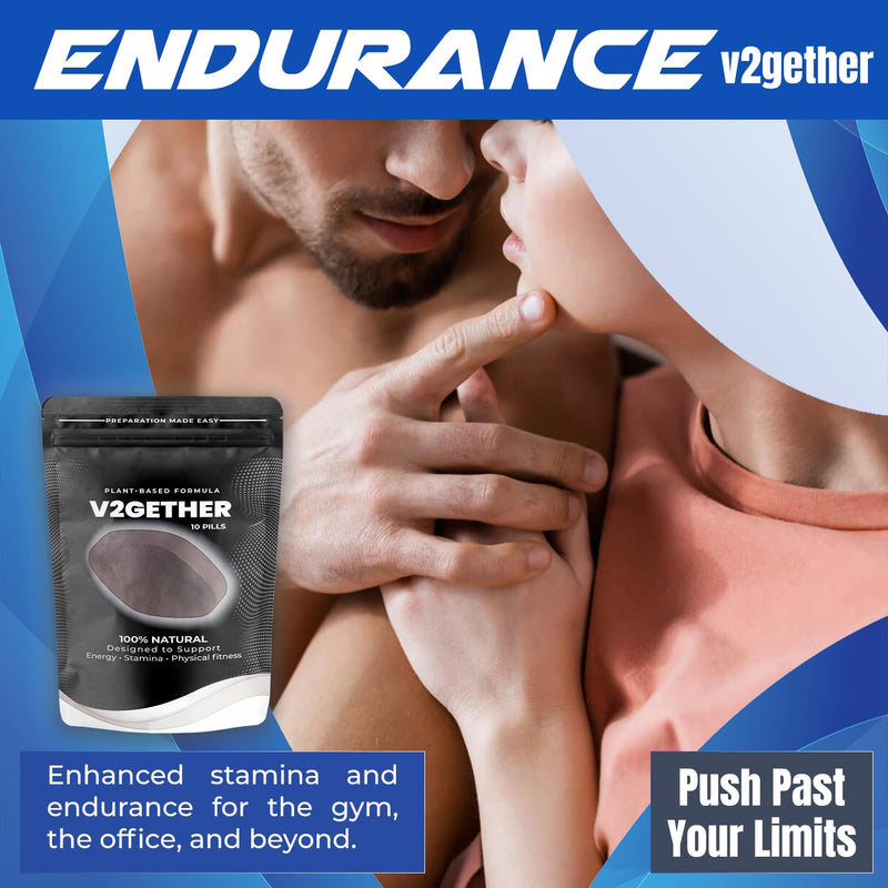 Herbal Male Vitality Supplement for Men – Natural Stamina Booster & Energy Support with Ginseng & Herbal Extracts – Endurance, Blood Flow & Performance Support Pills for Men (10 Tablets) 10 Tablets