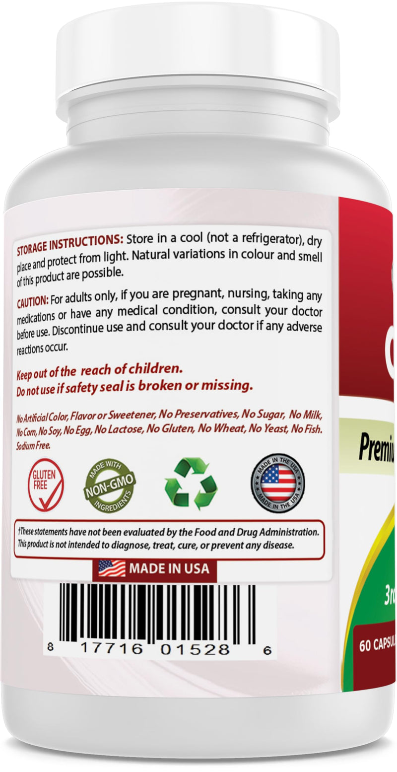 Best Naturals COQ10 200 mg, 60 Capsules
