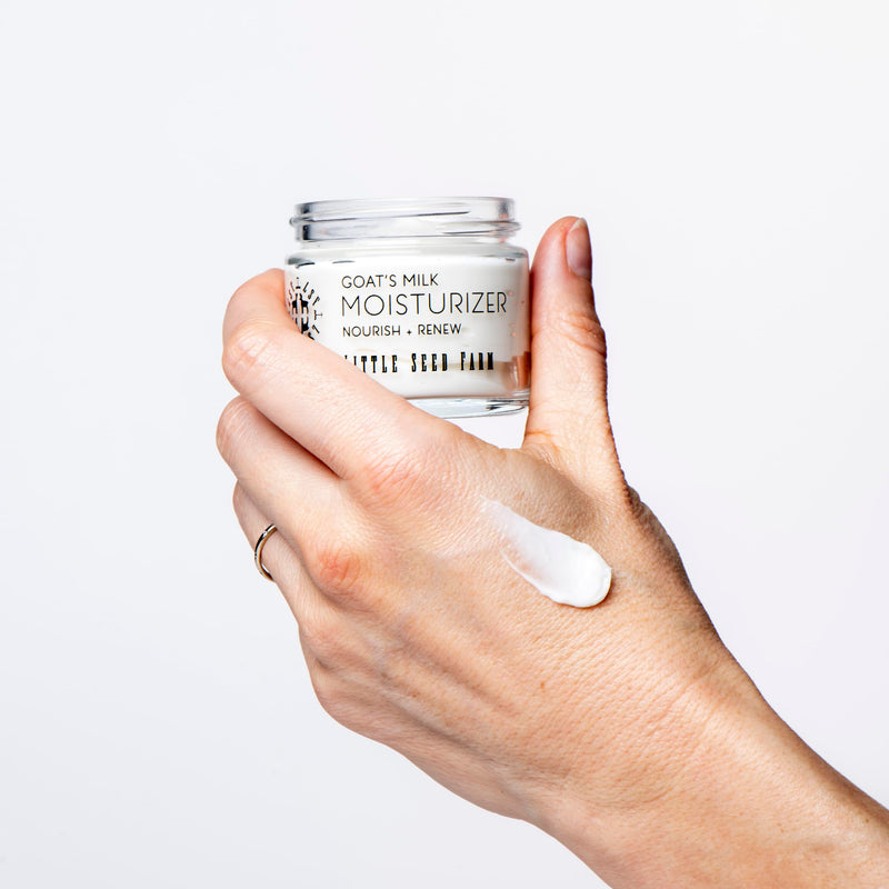 Little Seed Farm Goat's Milk Face Moisturizer - Organic Face Cream, 2 oz | All natural, organic moisturizer, gentle daily face lotion for women and men, lightweight daily hydration 2 Ounce (Pack of 1)