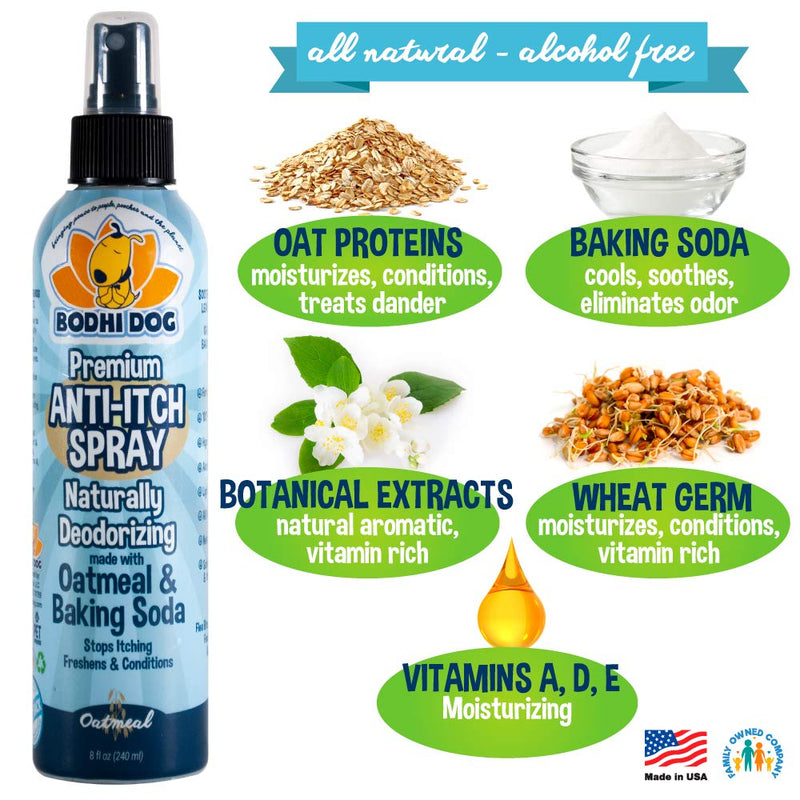 Bodhi Dog Anti-Itch Spray 8oz + Peppermint Dental Water Additive 17oz Bundle - PawsPlanet Australia