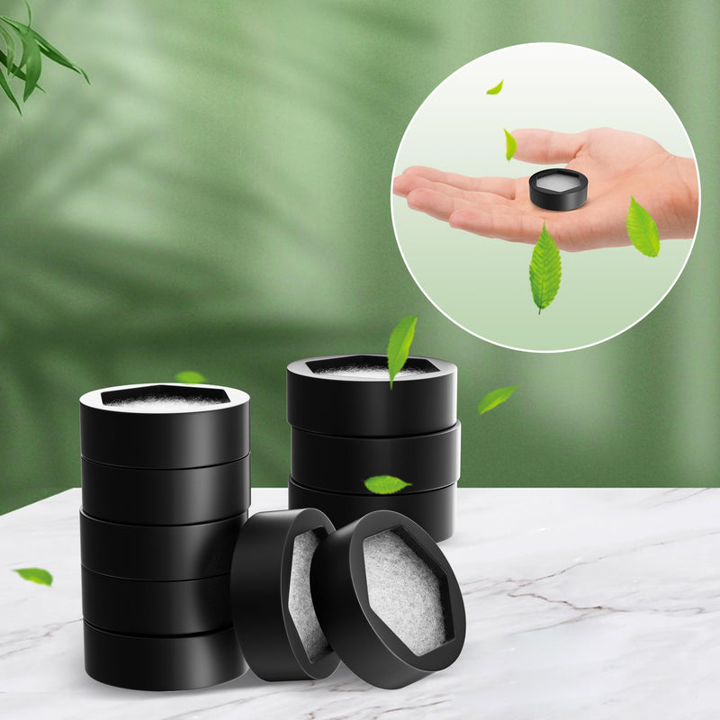 [Australia] - Universal Silicone Mouth Funnel, Replaceable Activated Carbon Filter (100pcs) Black 