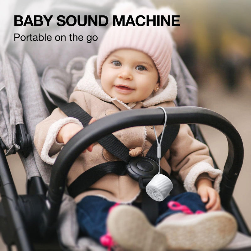 [Australia] - Portable Sound Machine for Baby Adults,LEICEX Travel Sound Machine,15 Non-Looping Sound Timer and Memory Play, Mini White Noise Machine for Sleeping Office Privacy Travel Gift 