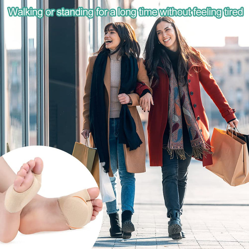 [Australia] - Metatarsal padding, ball of foot padding, forefoot forefoot pad, comfort forefoot padding, walking comfort fabric, ball of foot protection, foot soft socks for support feet (EU 35.5-38) EU 35.5-38 