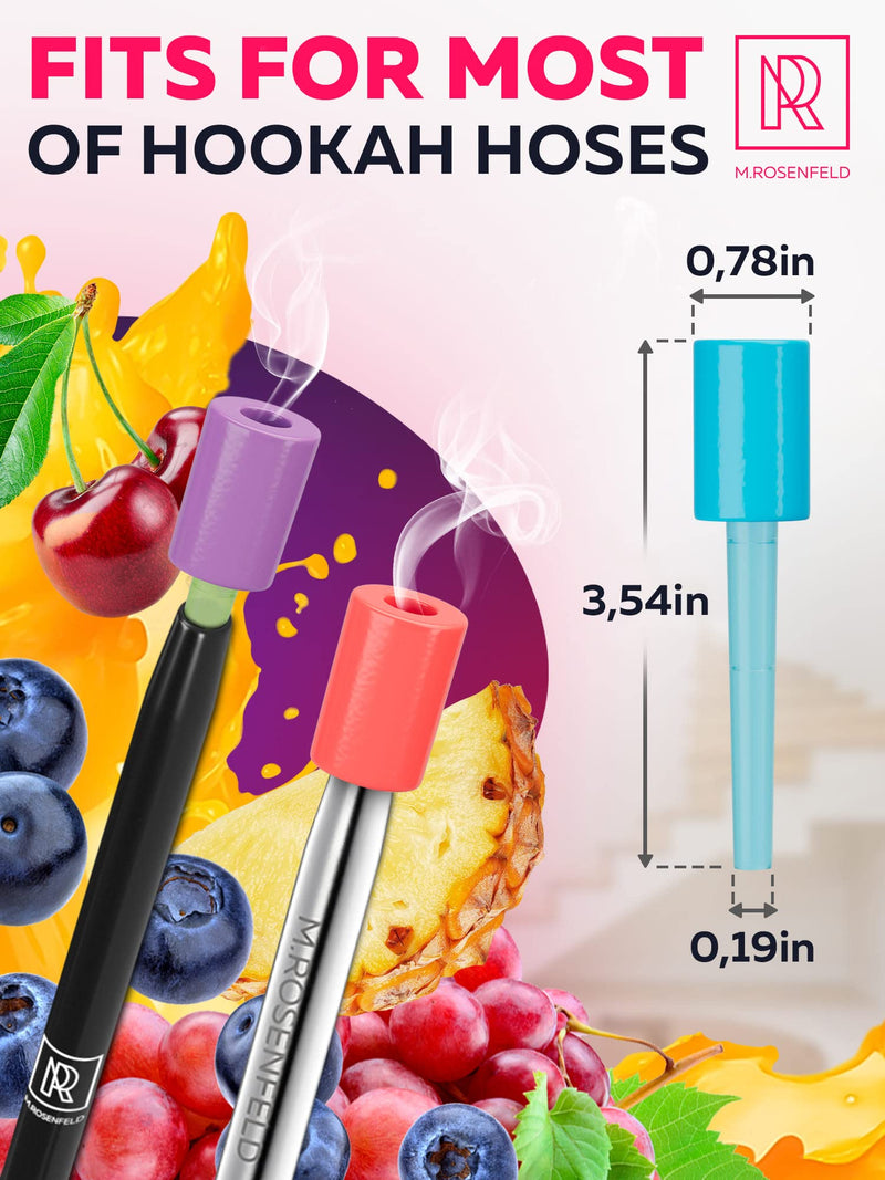 [Australia] - Candy Hookah Tips - 12 pcs Glow in The Dark Jolly Tips - Individually Wrapped Hookah Tips Lollipop Shisha Accessories - 12 Different Hookah Candy Tips Delicious Flavors - Hookah Tips Disposable 12 Pcs Different Flavors 