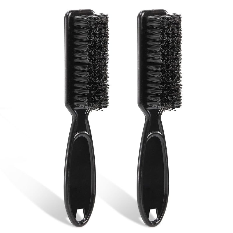 [Australia] - ZEAYEA 50 Pcs Blade Clipper Cleaning Brush, Barber Blade Cleaning Brush, Hair Styling Nylon Brush Tool for Trimmer Cleaning Clipper Manicure Salon Haircut, Barbers Supplies, Black 