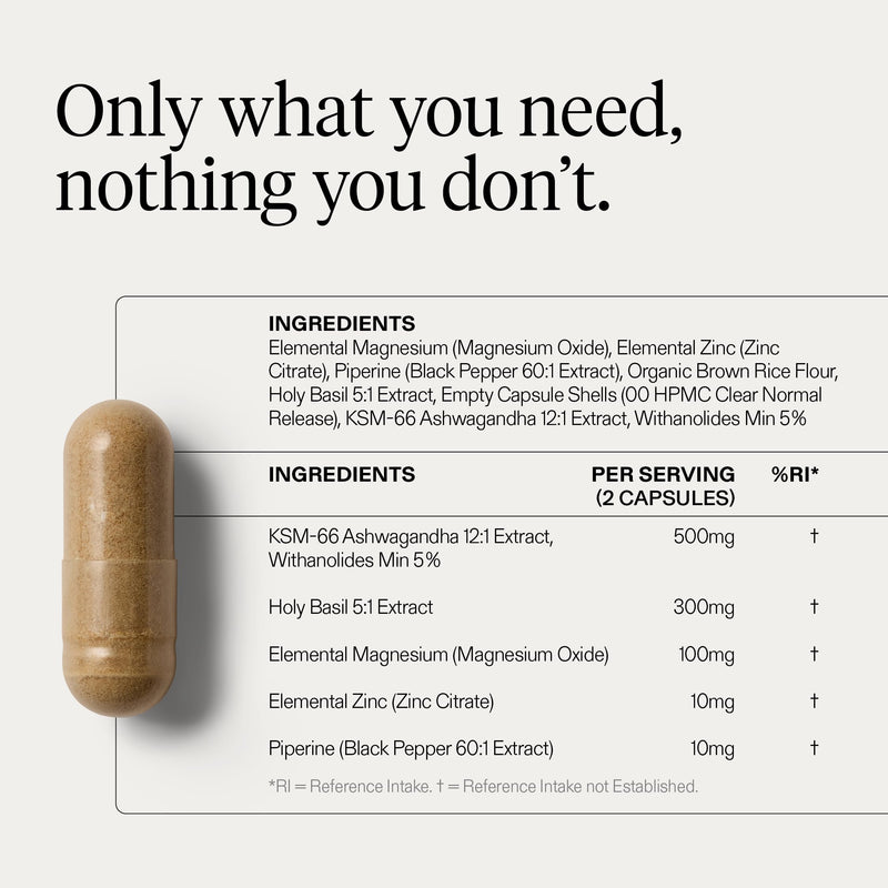 Puresport Ultra Ashwagandha KSM-66 (30 Day Supply), High Strength Supplement with Holy Basil, Magnesium & Zinc, Improves Resilience, Physical Performance, Hormonal Balance and Cognitive Performance