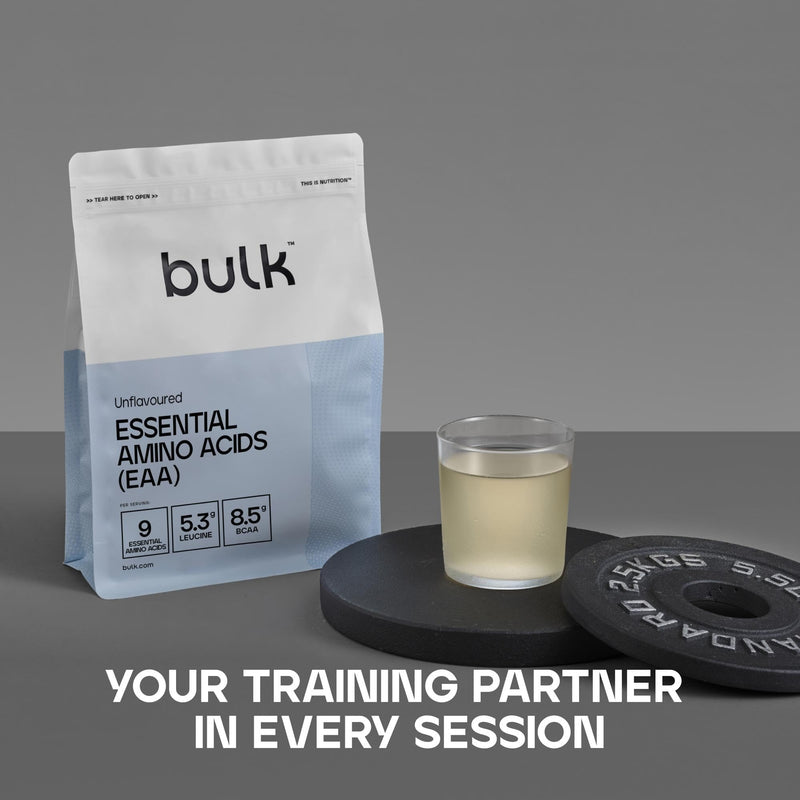 Bulk Pure Essential Amino Acids Powder, 500 g, Packaging May Vary Unflavoured 33 Servings (Pack of 1)