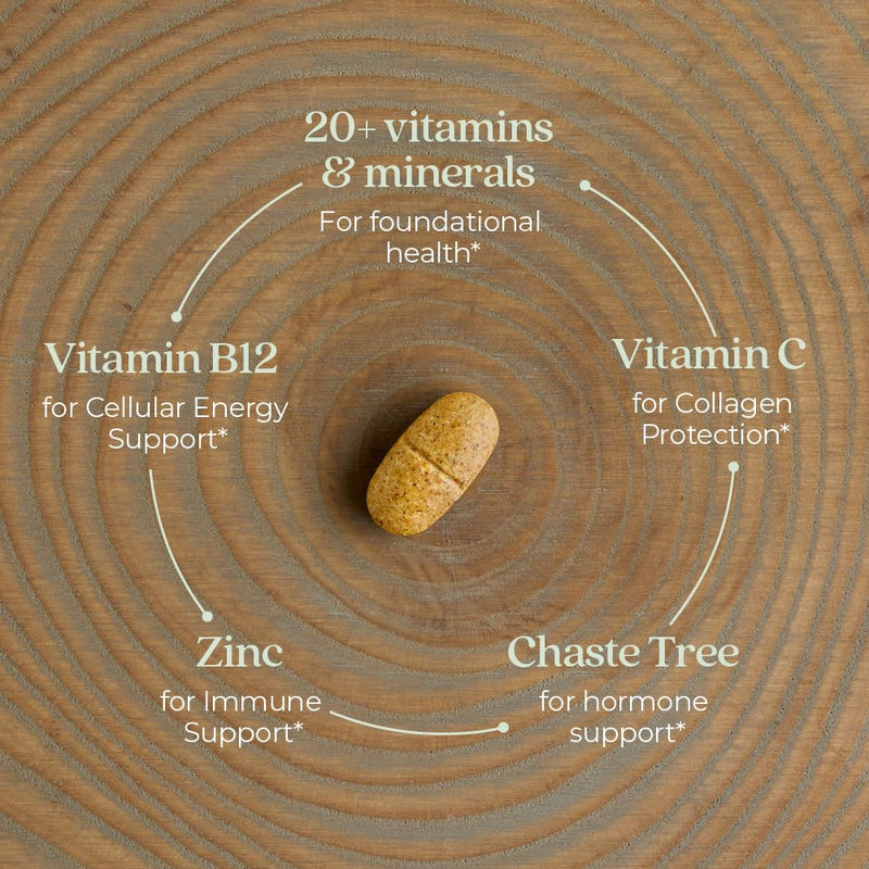 New Chapter Every Woman’s One Daily 40+ - Multivitamin for Women - Supports Immune, Bone, Hormone & Cellular Energy Health* - Non-GMO, Gluten Free, Dairy Free, Vegetarian & Kosher - 96 Tablets 96 Count (Pack of 1)
