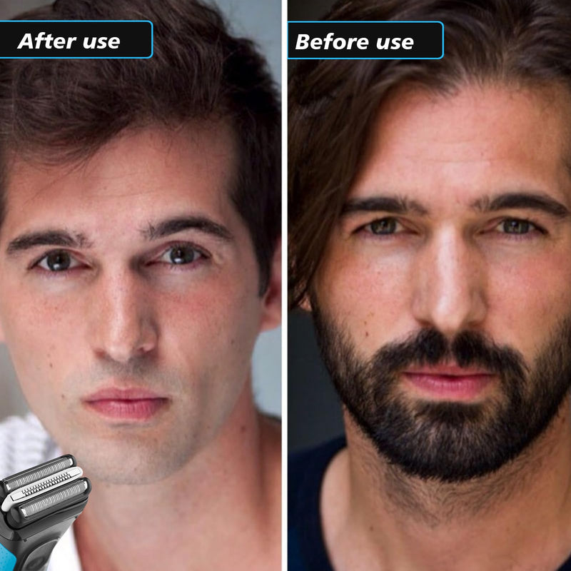 [Australia] - Braun Series 3 Replacement Head, Compatible with Series 3 Men's Electric Razor Replacement Shaver Head - 32B Electric Shaver Replacement Head Foil and Cutter Cassette Replacement Head 32b 